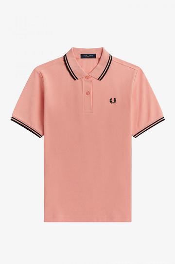Dámské Polo Triko Fred Perry G3600 Růžové Koralove | CZ 1080WNBY